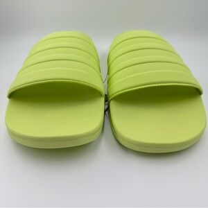 Adidas Neon Green Adilette Slides